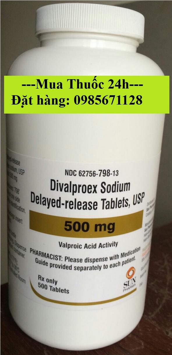 Thuốc Depakote 500mg Divalproex giá bao nhiêu mua ở đâu