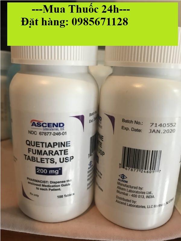 Thuốc Quetiapine 200mg giá bao nhiêu mua ở đâu