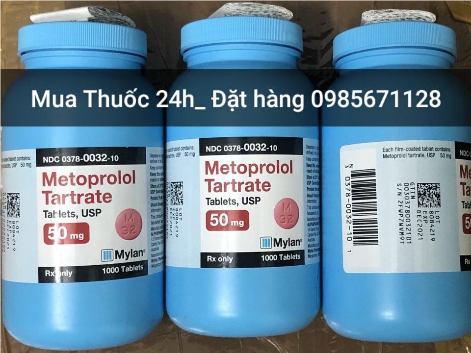 Thuốc Metoprolol Tartrate 50mg giá bao nhiêu mua ở đâu