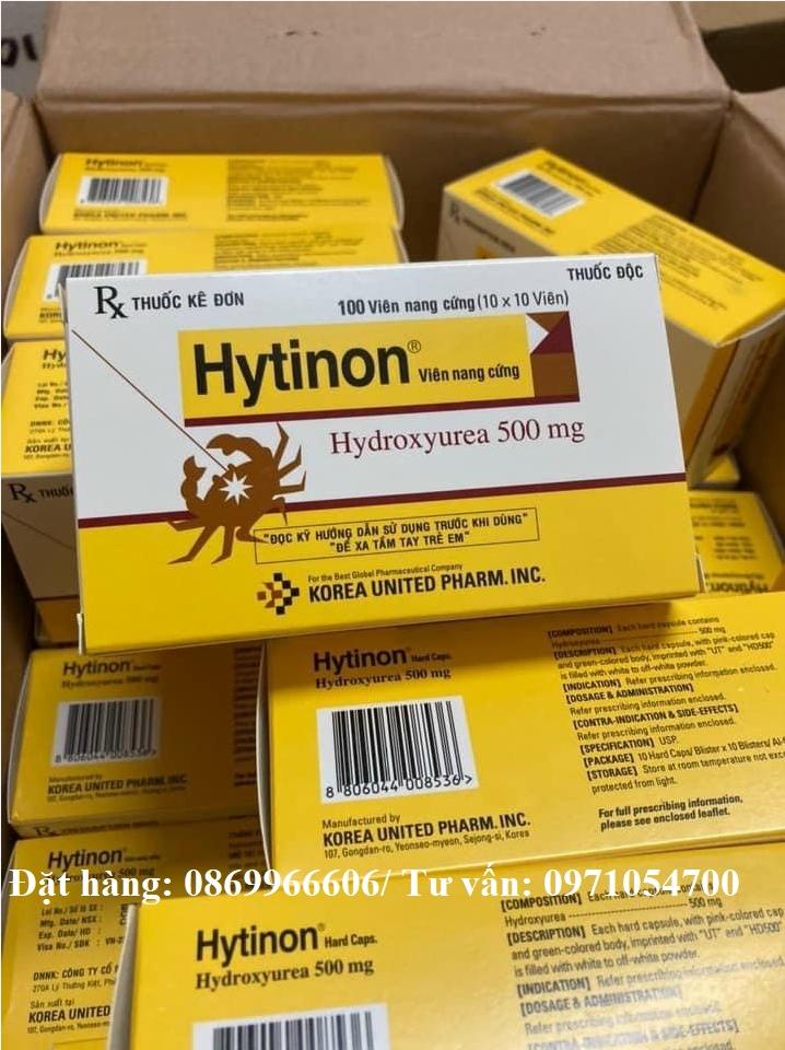 Thuốc Hytinon Hydroxyurea giá bao nhiêu mua ở đâu?