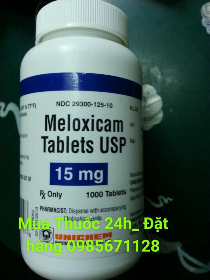 Thuốc Meloxicam 15mg giá bao nhiêu mua ở đâu 