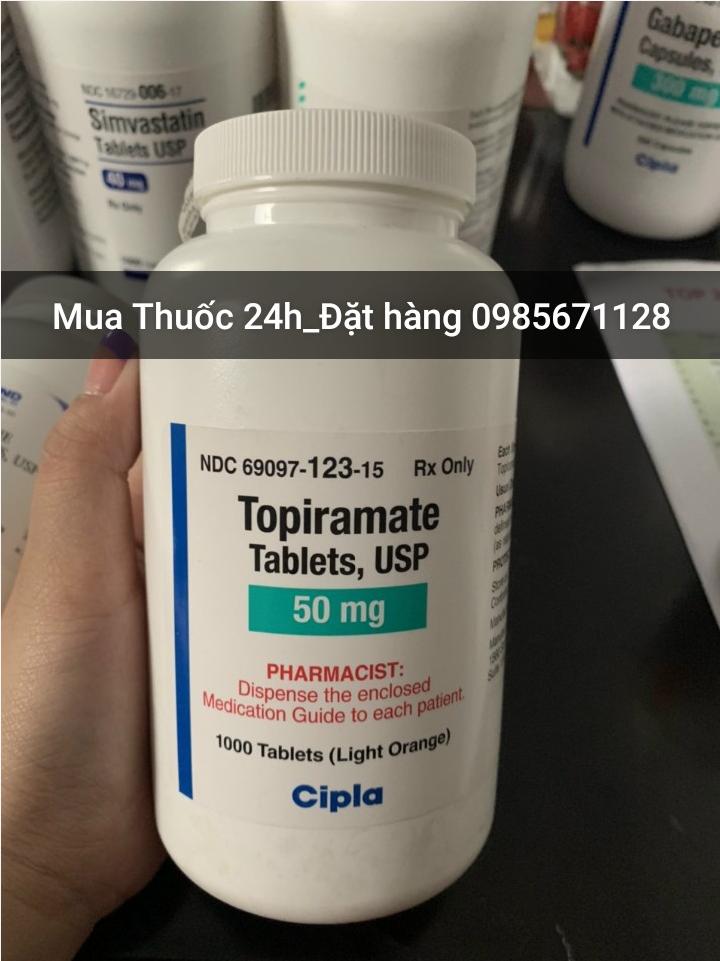 Thuốc Topiramate 50mg giá bao nhiêu mua ở đâu