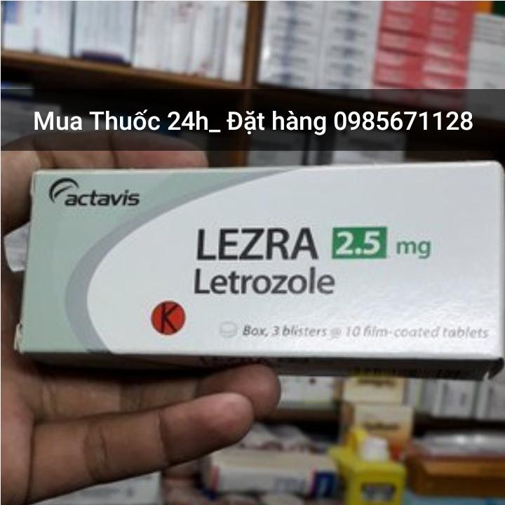 Thuốc Lezra 2,5mg Letrozole giá bao nhiêu mua ở đâu
