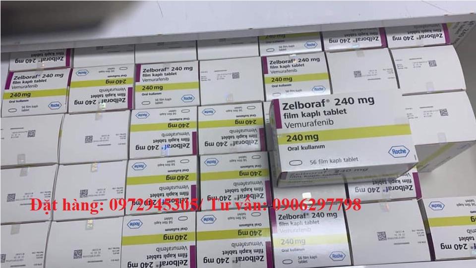 Thuốc Zelboraf Vemurafenib 240mg giá bao nhiêu mua ở đâu?