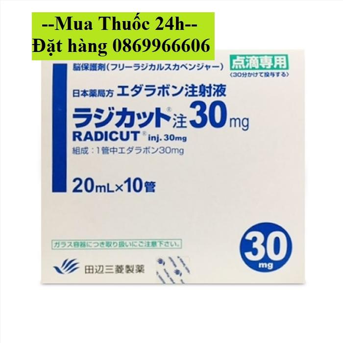 Thuốc Radicut 30mg (Edaravone) giá bao nhiêu mua ở đâu?