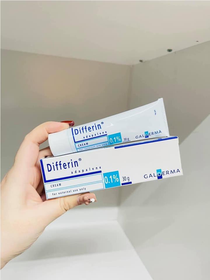 Differin 0,1% Adapalene trị mụn giá bao nhiêu mua ở đâu?