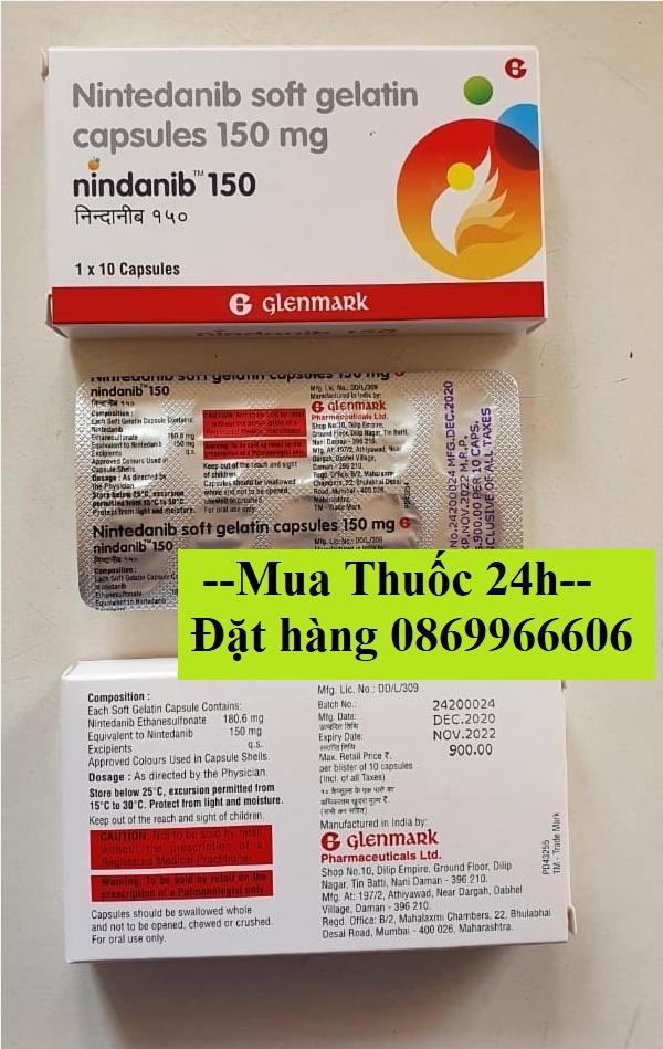 Thuốc Nindanib 150 Nintedanib giá bao nhiêu mua ở đâu?