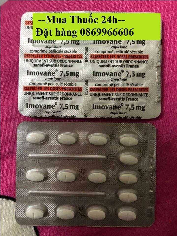 Thuốc Imovane Zopiclone 7.5mg giá bao nhiêu mua ở đâu?