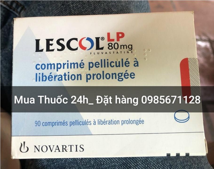 Thuốc Lescol LP 80mg Fluvastatine giá bao nhiêu mua ở đâu