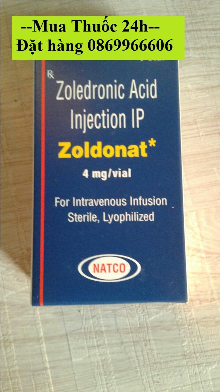 Thuốc Zoldonat (Zoledronic acid 4mg) giá bao nhiêu mua ở đâu?