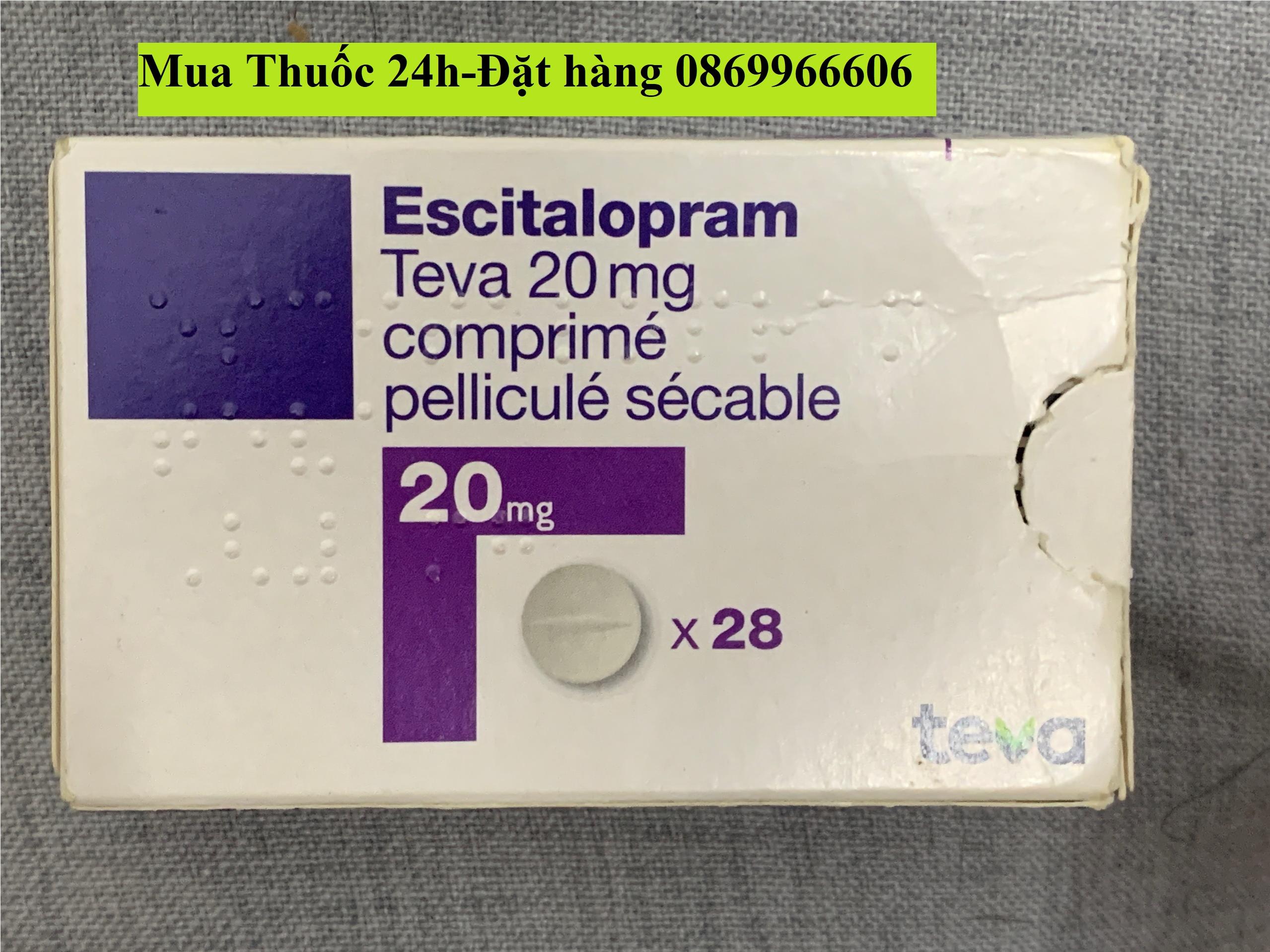 Thuốc Escitalopram Teva 20mg giá bao nhiêu mua ở đâu?