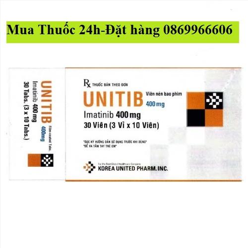 Thuốc Unitib Imatinib 400mg giá bao nhiêu mua ở đâu?