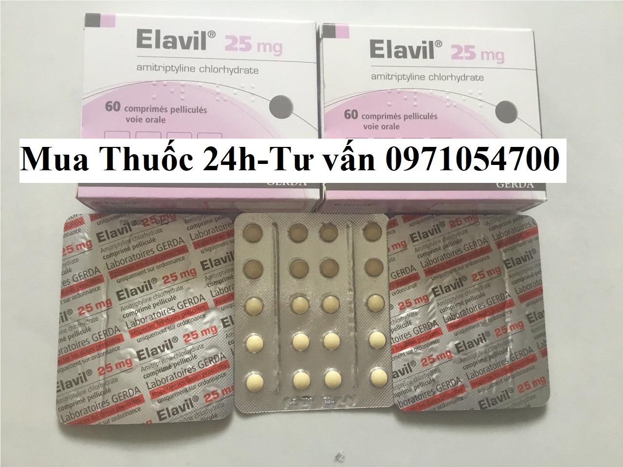 Thuốc Elavil Amitriptyline 25mg giá bao nhiêu mua ở đâu?