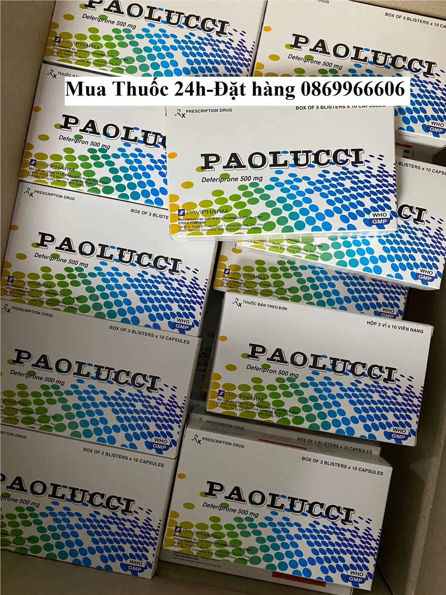 Thuốc Paolucci Deferiprone 500 giá bao nhiêu mua ở đâu?