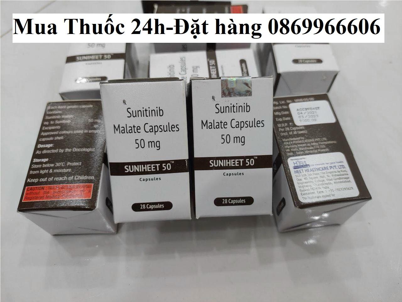 Thuốc Suniheet 50 Sunitinib giá bao nhiêu mua ở đâu?