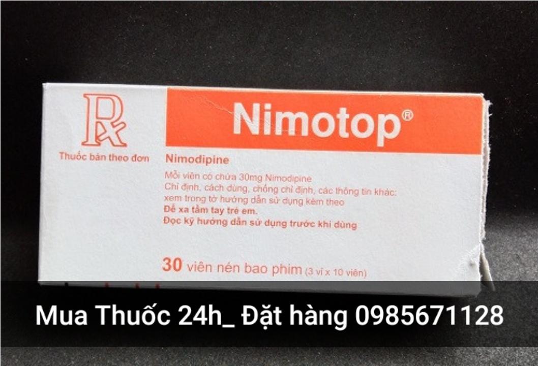 Thuốc Nimotop Nimodipine giá bao nhiêu mua ở đâu