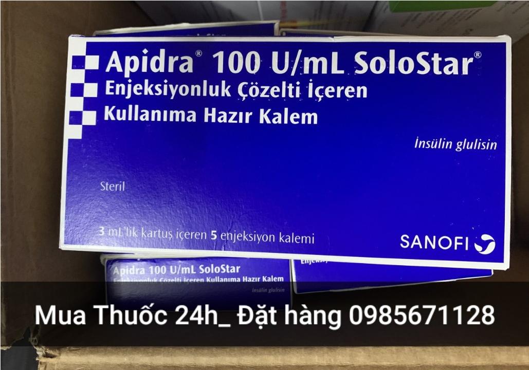 Apidra Solostar 100IU/ml Bút tiêm Insulin mua ở đâu giá bao nhiêu