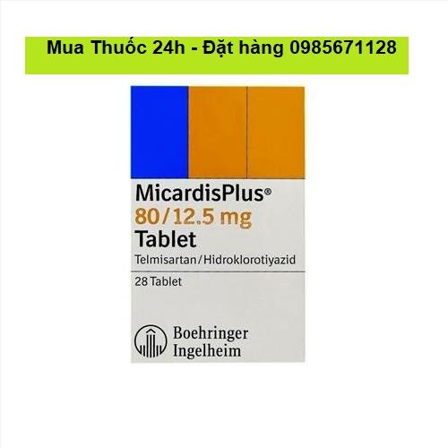 Thuốc Micardis Plus 80mg/12,5mg giá bao nhiêu mua ở đâu