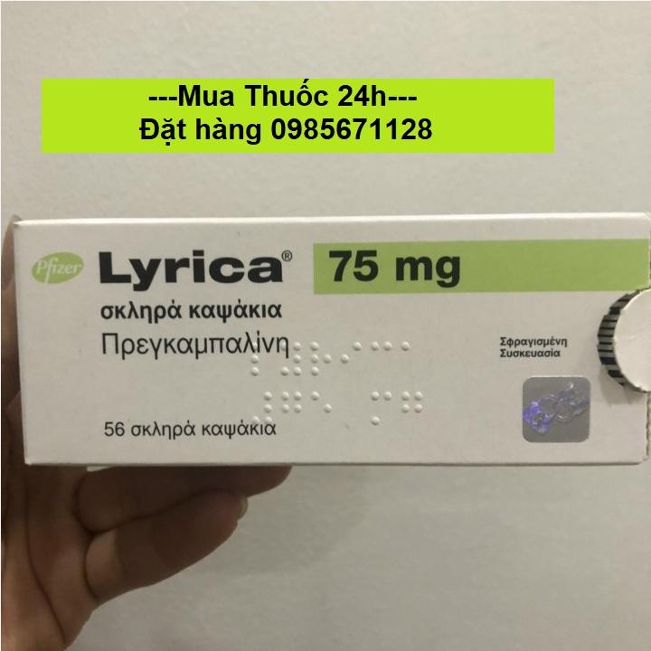 Thuốc Lyrica 75mg (Pregabalin) giá bao nhiêu, mua ở đâu