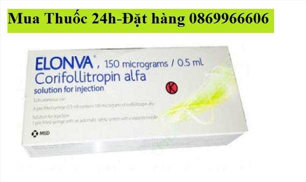 Thuốc Elonva Corifollitropin alfa giá bao nhiêu mua ở đâu?