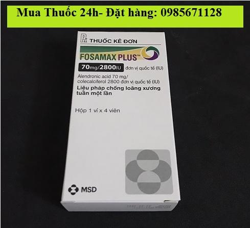 Thuốc Fosamax Plus 70Mg/2800Iu giá bao nhiêu mua ở đâu