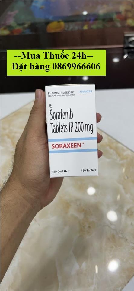 Thuốc Soraxeen Sorafenib 200mg giá bao nhiêu mua ở đâu?