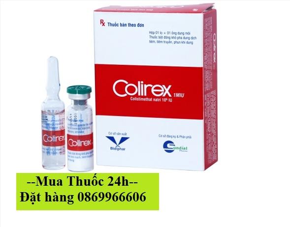  Thuốc Colirex Colistimethate giá bao nhiêu mua ở đâu?