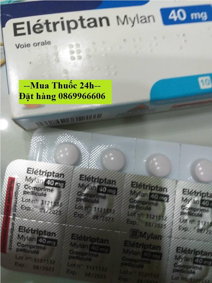 Thuốc Eletriptan Mylan giá bao nhiêu mua ở đâu?