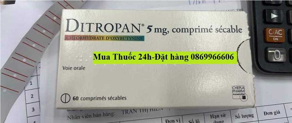 Thuốc Ditropan Oxybutinine 5mg giá bao nhiêu mua ở đâu?