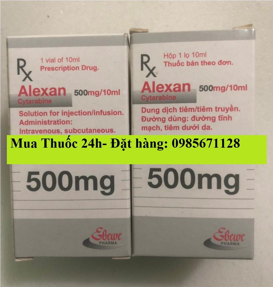 Thuốc Alexan 500mg Cytarabine giá bao nhiêu mua ở đâu