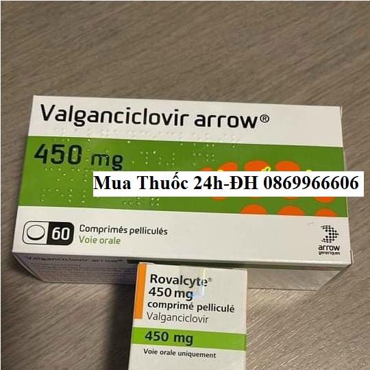 Thuốc Valganciclovir Arrow giá bao nhiêu mua ở đâu?
