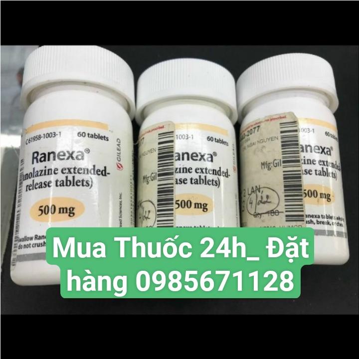 Thuốc Ranexa 500mg Ranolazine giá bao nhiêu  mua ở đâu 