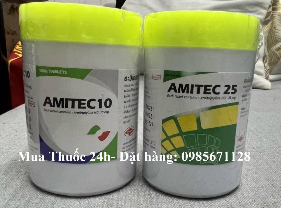 Thuốc Amitec 25mg Amitriptyline giá bao nhiêu mua ở đâu