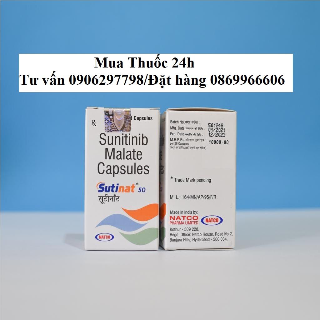 Thuốc Sutinat Sunitinib giá bao nhiêu mua ở đâu?