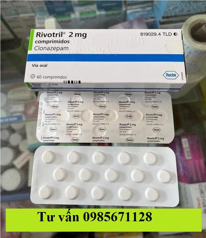 Thuốc Rivotril 2mg giá bao nhiêu, mua ở đâu