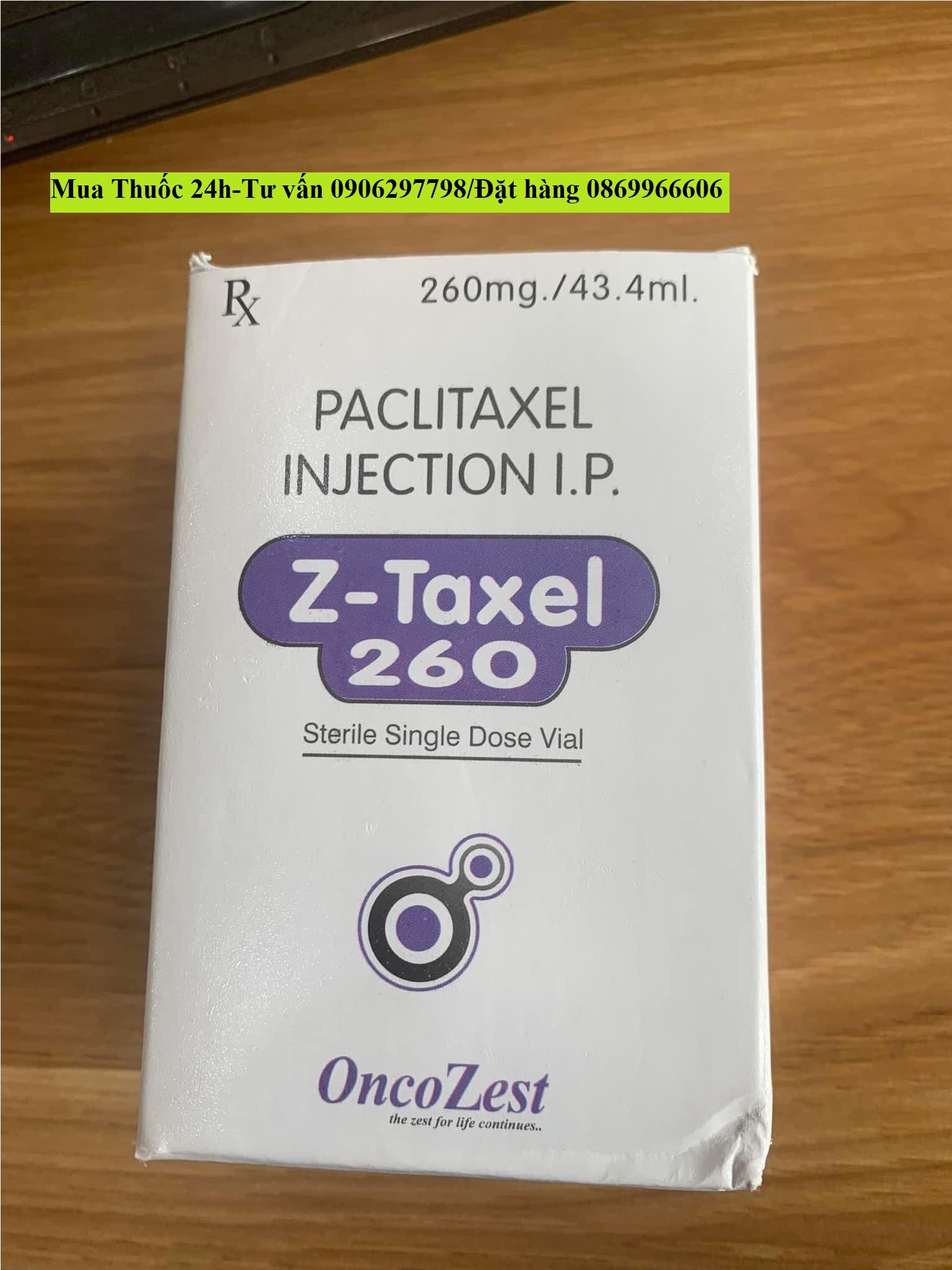 Thuốc Z-Taxel 260 Paclitaxel giá bao nhiêu mua ở đâu?