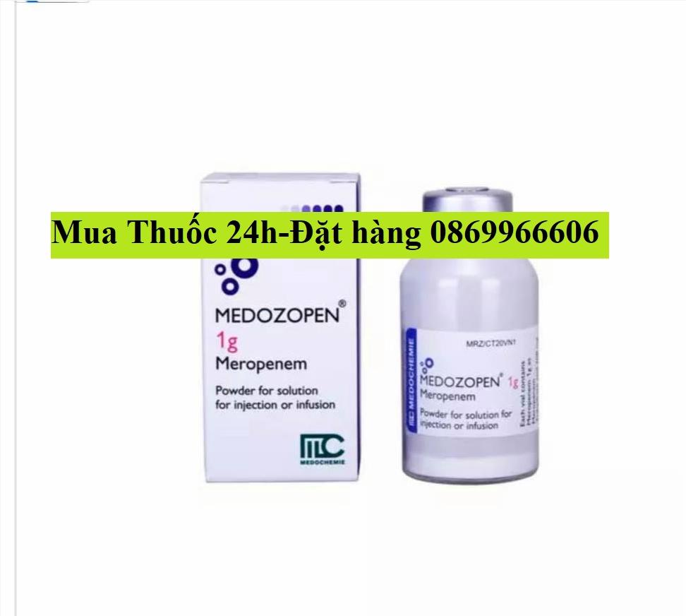 Thuốc Medozopen Meropenem 1g giá bao nhiêu mua ở đâu?