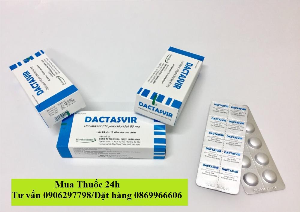 Thuốc Dactasvir Daclatasvir 30mg giá bao nhiêu mua ở đâu?