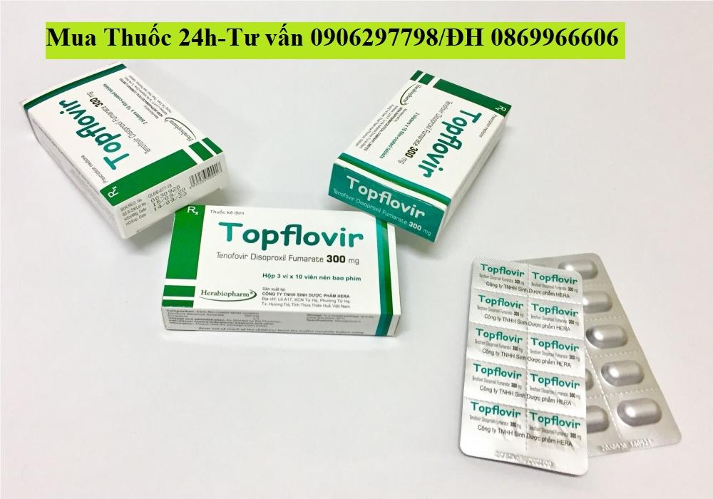 Thuốc Topflovir Tenofovir 300mg giá bao nhiêu mua ở đâu?