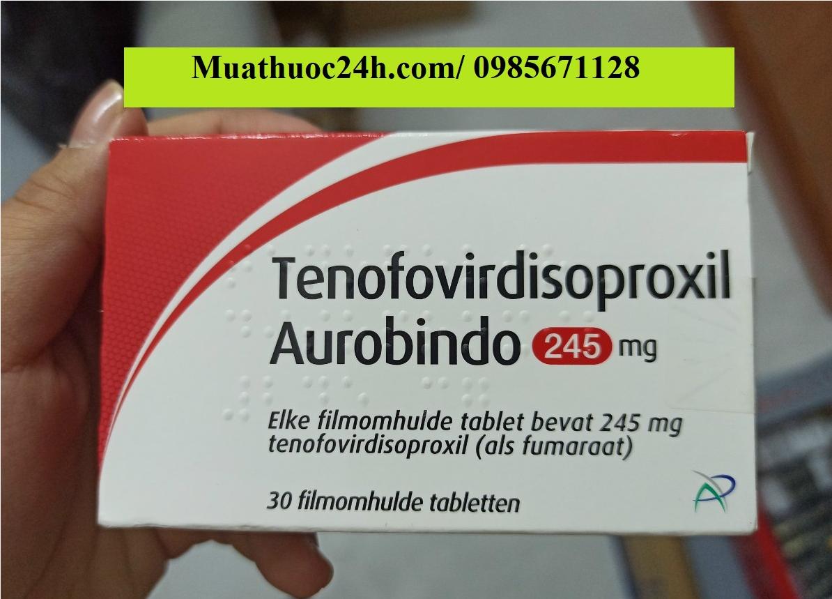 Thuốc Tenofovir disoproxil Aurobindo 245mg giá bao nhiêu mua ở đâu