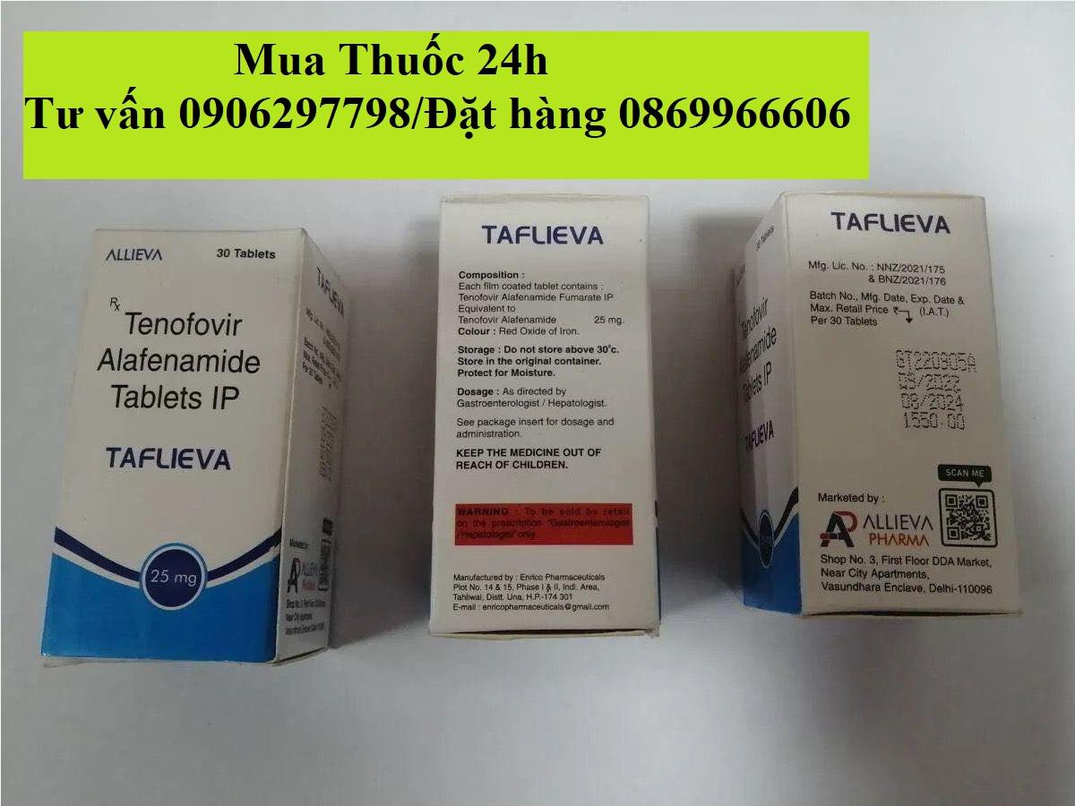 Thuốc Taflieva Tenofovir alafenamide giá bao nhiêu mua ở đâu?