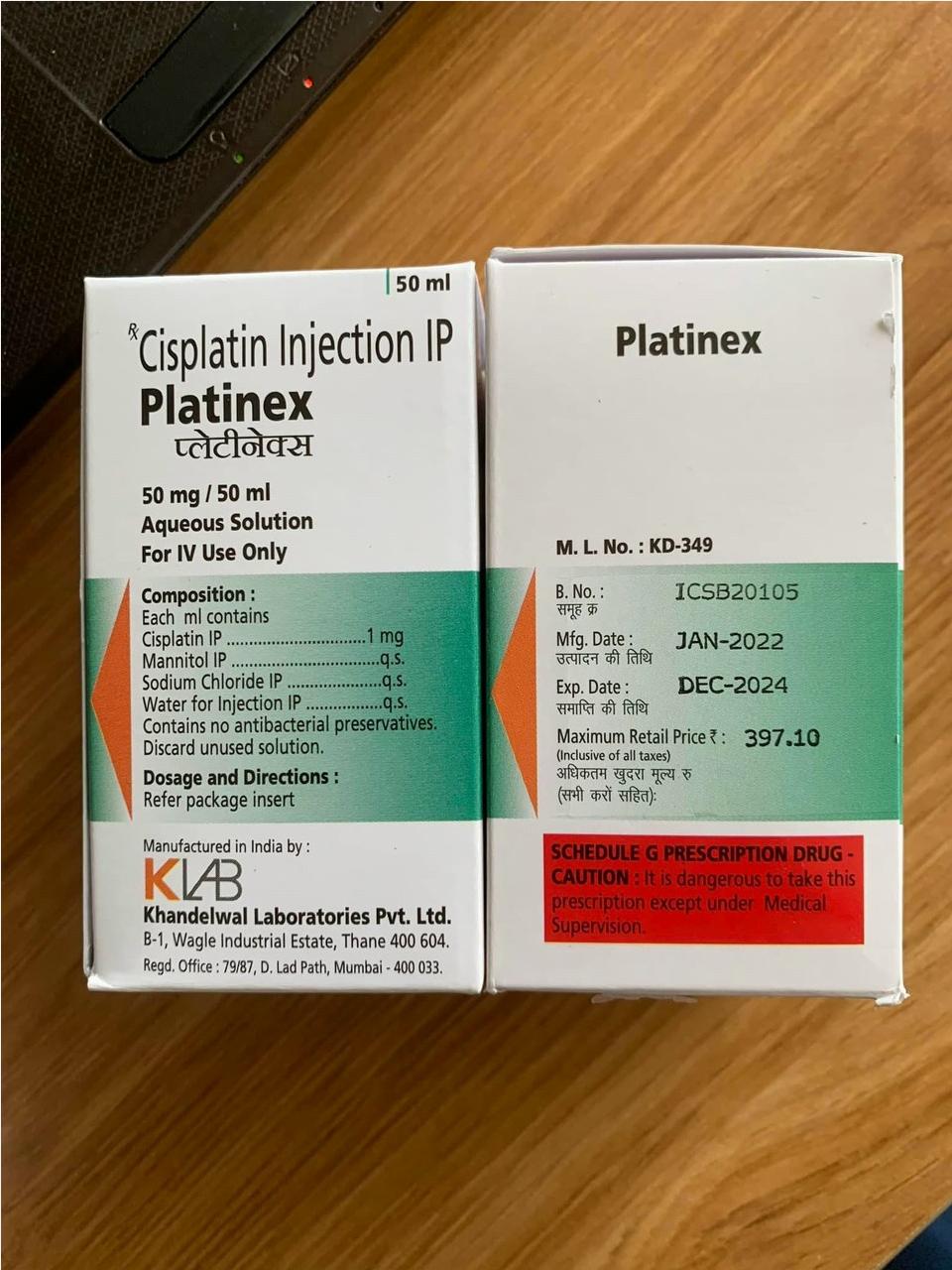 Thuốc Platinex Cisplatin giá bao nhiêu mua ở đâu?