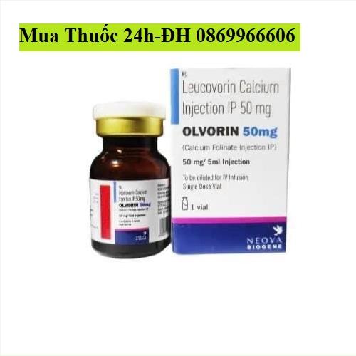 Thuốc Olvorin 50mg Leucovorin Calcium 50mg giá bao nhiêu mua ở đâu?