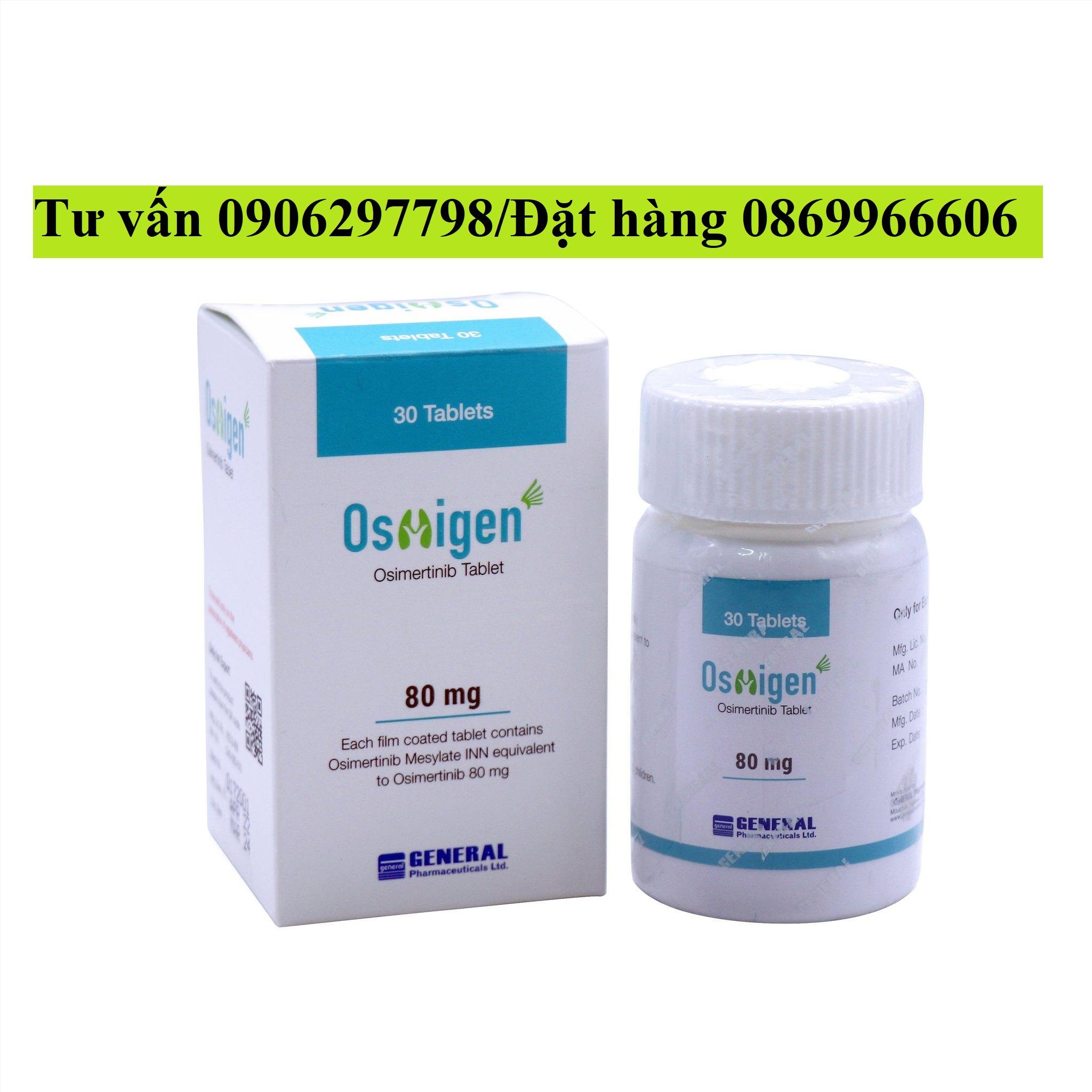 Thuốc Osmigen Osimertinib 80mg giá bao nhiêu mua ở đâu?