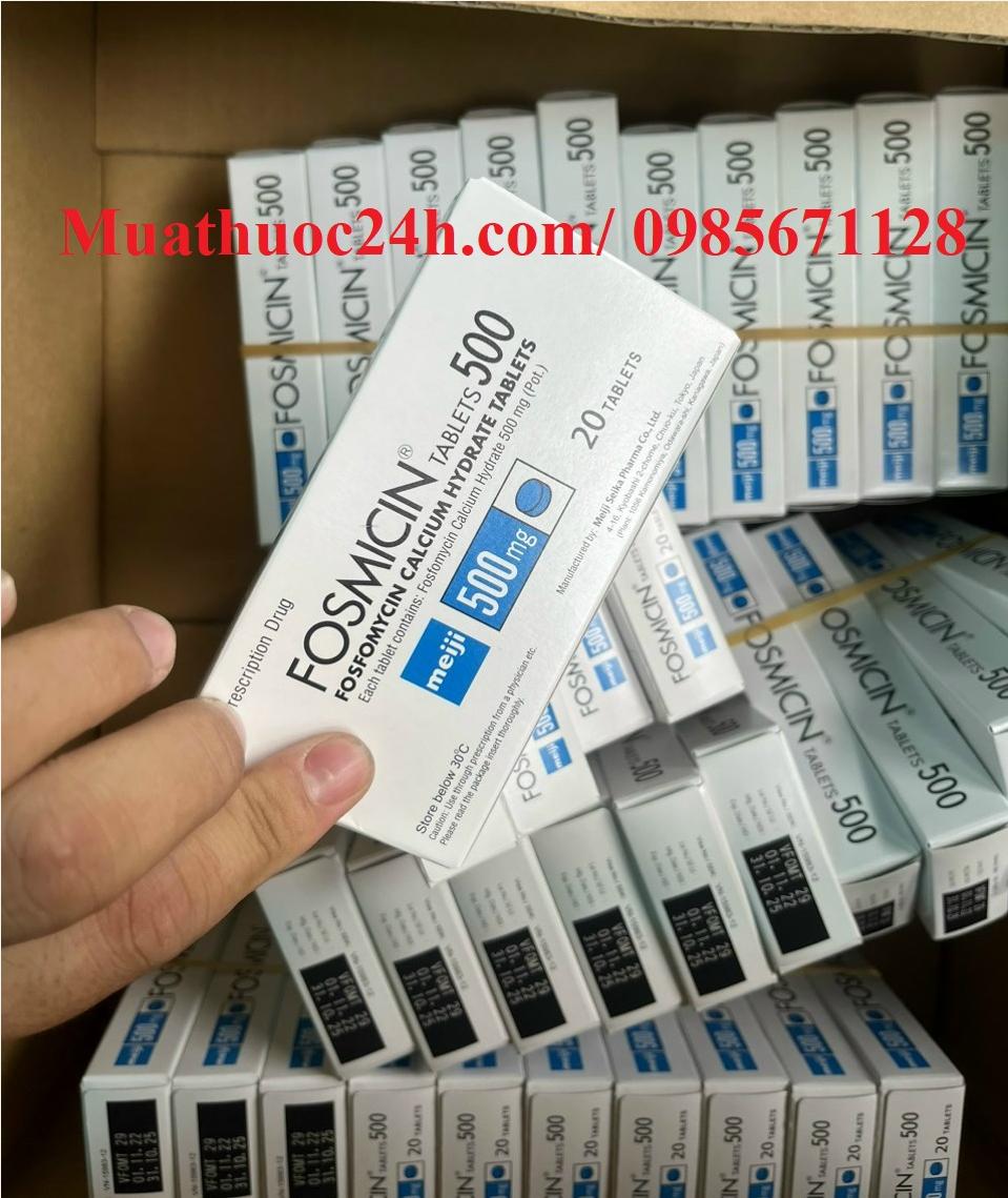 Thuốc Fosmicin 500mg Fosfomycin giá bao nhiêu mua ở đâu