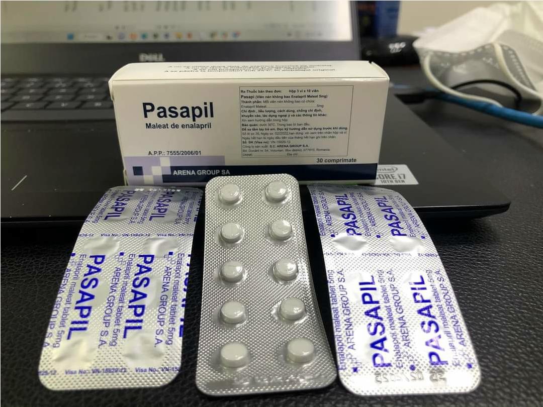 Thuốc Pasapil Enalapril 5mg giá bao nhiêu mua ở đâu