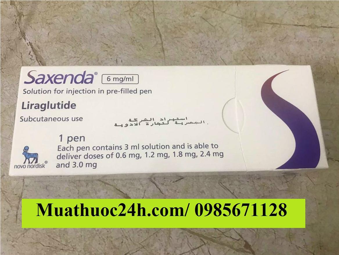 Thuốc Saxenda 6mg/ml Liraglutide giá bao nhiêu mua ở đâu