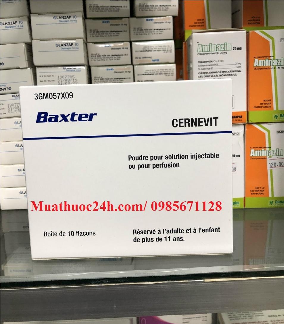 Thuốc Cernevit Baxter giá bao nhiêu mua ở đâu