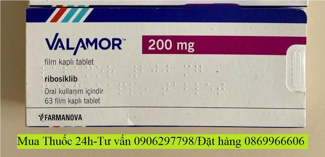 Thuốc Valamor Ribociclib giá bao nhiêu mua ở đâu?