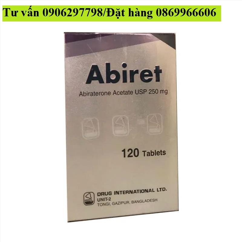 Thuốc Abiret Abiraterone 250mg giá bao nhiêu mua ở đâu?